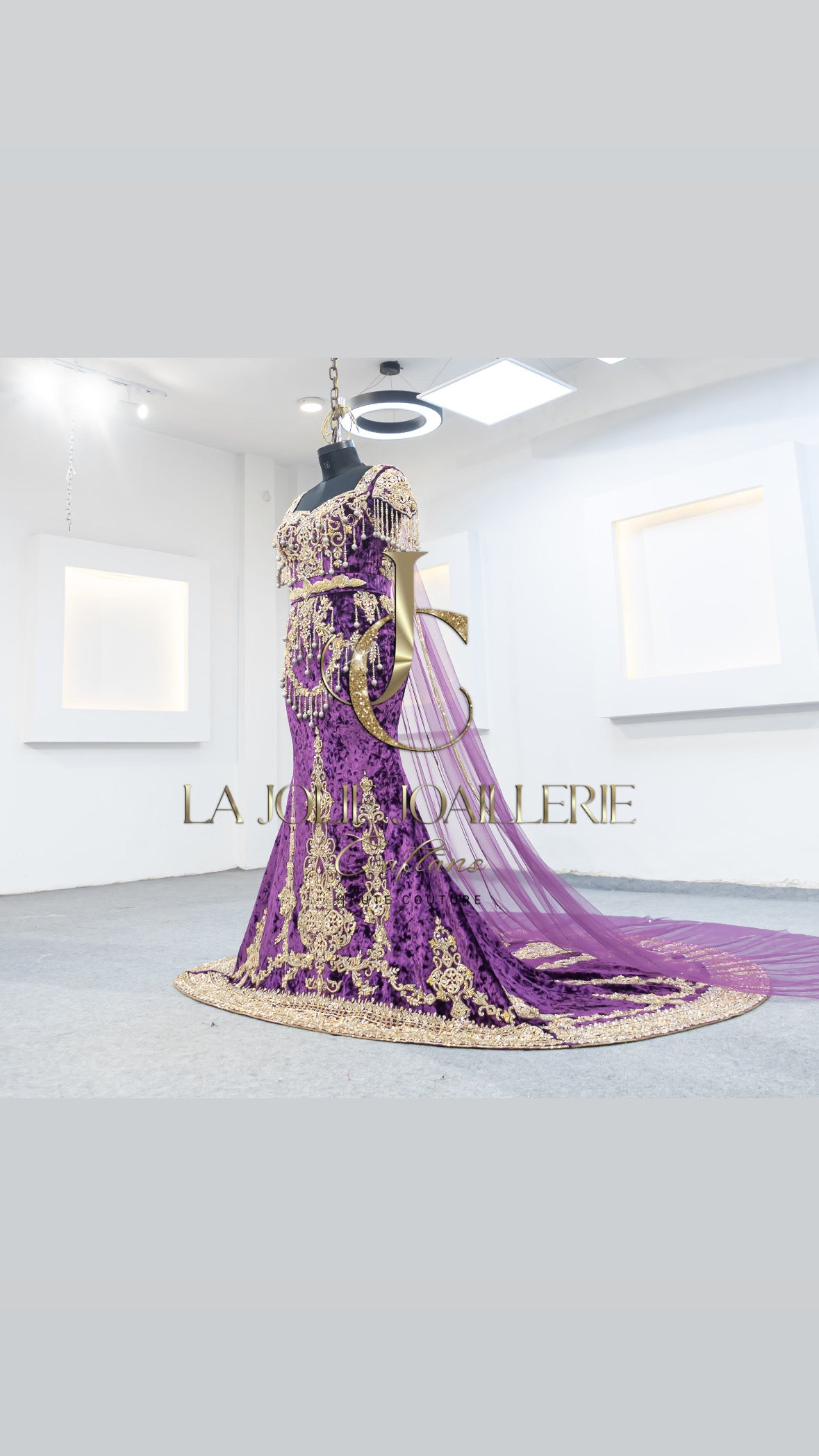 Fergani Royal Denytsa 💜✨ - La Jolie Joaillerie Caftans