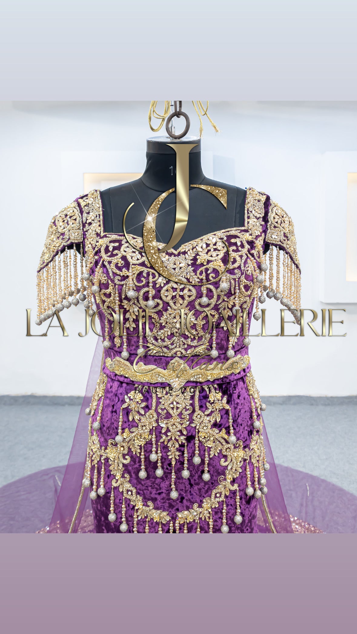 Fergani Royal Denytsa 💜✨ - La Jolie Joaillerie Caftans