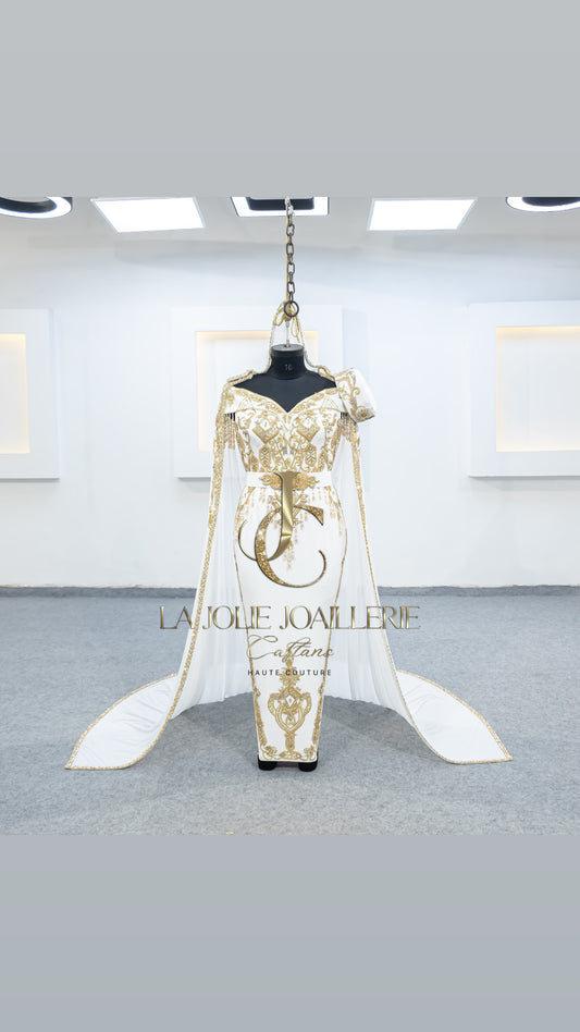Bedroune Digne Birkine 🕊🤍 - La Jolie Joaillerie Caftans