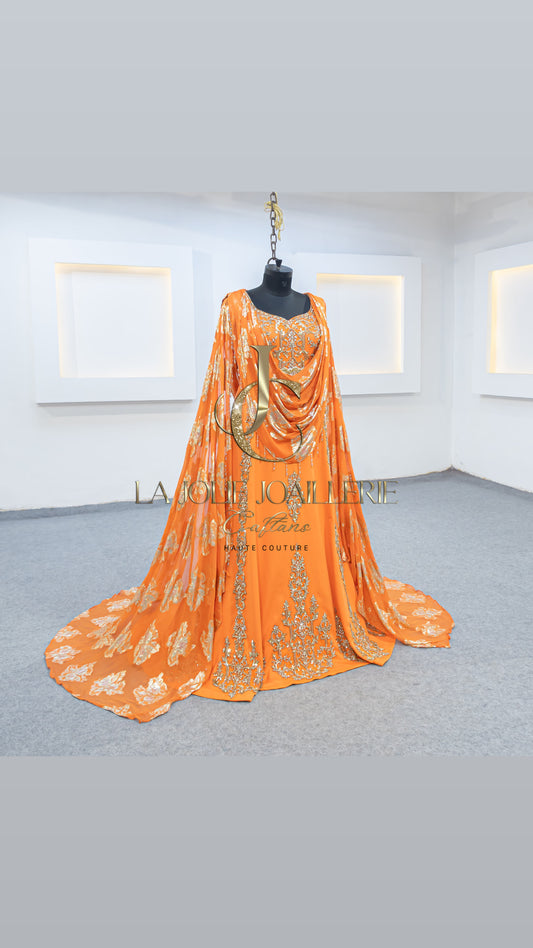Chaouia Digne Millyssa 🧡🌅 - La Jolie Joaillerie Caftans