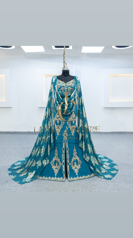 Chaouia Prestige Kamelia 🦋💎 - La Jolie Joaillerie Caftans