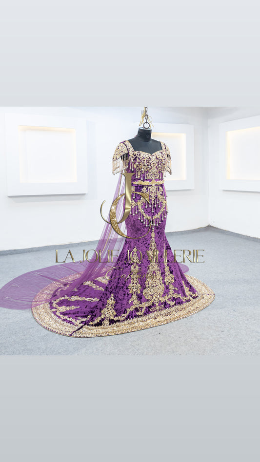 Fergani Royal Denytsa 💜✨ - La Jolie Joaillerie Caftans