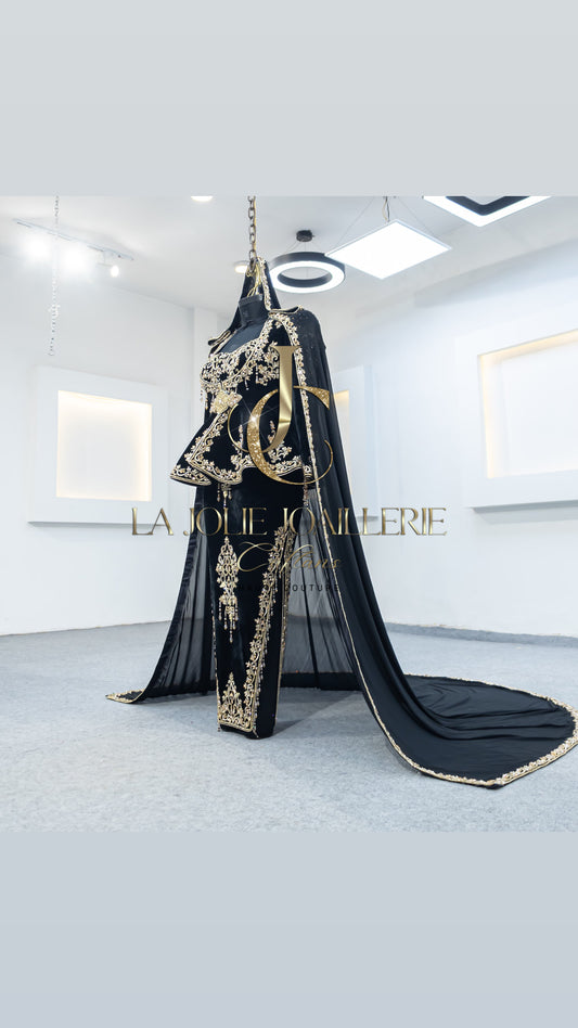Karakou Prestige Souhila 🖤 - La Jolie Joaillerie Caftans