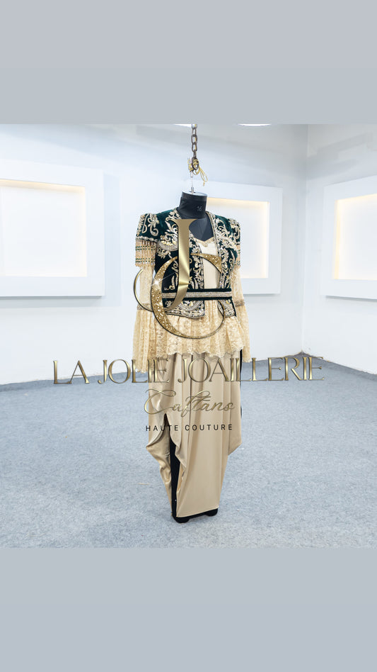 Karakou Traditionnel Zahira 🖤⚜️ - La Jolie Joaillerie Caftans